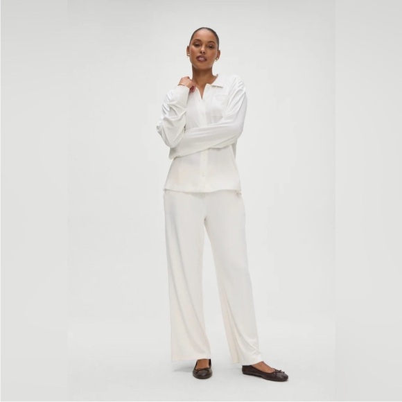 Frankie's Bikinis Other - 🆕 Frankie's Bikinis Rory Modal Rib Sleep Pants Seashell White size Small SO SOFT